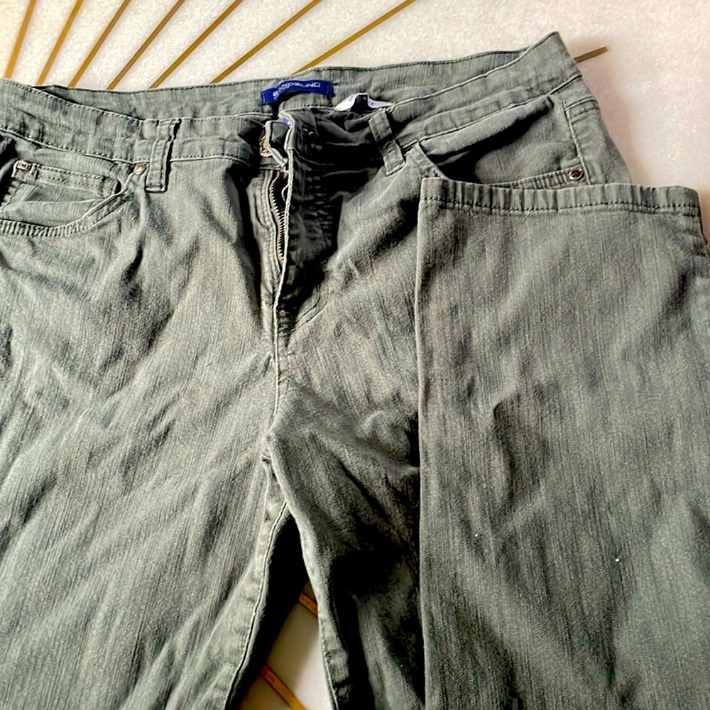 Green Straightleg Pants